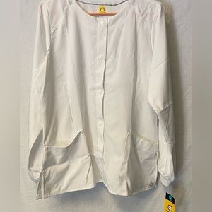 W123 by WonderWink warm up jacket